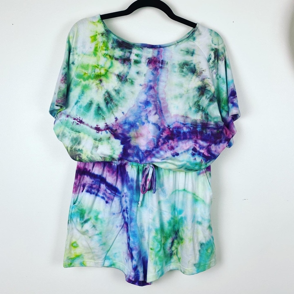 Tie Dye Two Piece Loungewear Set - Size L
